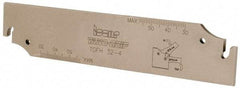 Iscar - 1.2598" Blade Height, 0.1339" Blade Width, 5.9055" OAL, Neutral Cut, Single End Indexable Cut-Off Blade - TGFH Blade, Sumo-Grip, Tang-Grip Series - USA Tool & Supply