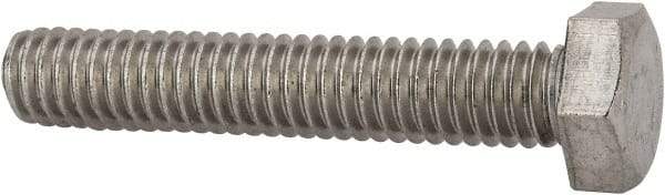 Value Collection - 5/16-18 UNC, 1-3/4" Length Under Head Hex Head Cap Screw - Fully Threaded, Grade 316 Stainless Steel, Uncoated, 1/2" Hex - USA Tool & Supply