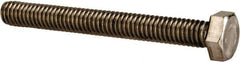 Value Collection - 5/16-18 UNC, 2-3/4" Length Under Head Hex Head Cap Screw - Fully Threaded, Grade 316 Stainless Steel, Uncoated, 1/2" Hex - USA Tool & Supply