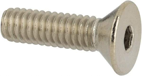 Value Collection - #8-32 UNC Hex Socket Drive, 82° Flat Screw - Grade 316 Stainless Steel, 5/8" OAL - USA Tool & Supply