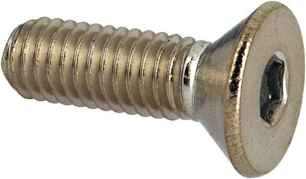 Value Collection - #10-32 UNF Hex Socket Drive, 82° Flat Screw - Grade 316 Stainless Steel, 5/8" OAL - USA Tool & Supply