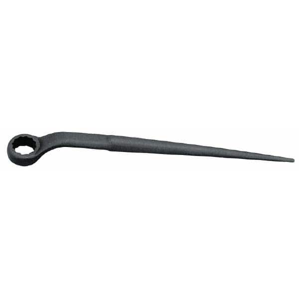 Martin Tools - 1-1/16", 12 Point, Black Finish, Single End, Spud Handle Box Wrench - USA Tool & Supply