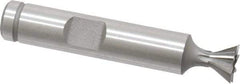Keo - 3/8" Diam x 3/16" Width of Cut, 60° Included Angle, Cobalt Dovetail Cutter - 3/8" Shank Diam, 2-1/8" Overall Length, Weldon Flat, Uncoated - USA Tool & Supply