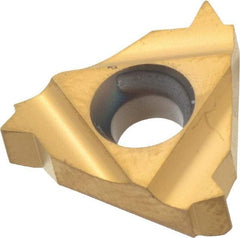 Carmex - 16IR Internal Right Hand 10 UN Laydown Threading Insert - Grade MXC, TiN Coated Carbide - USA Tool & Supply