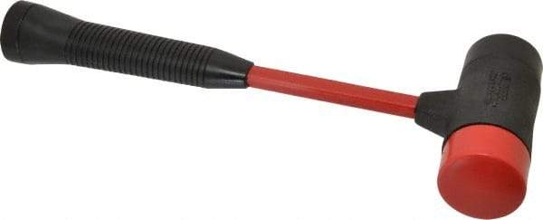 Proto - 1-7/16 Lb Head 2" Face Steel Soft Face Hammer with Tips Hammer - 13-3/4" OAL, Fiberglass Handle - USA Tool & Supply