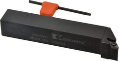 Kennametal - SDJC, Left Hand Cut, 3° Lead Angle, 1" Shank Height x 1" Shank Width, Neutral Rake Indexable Turning Toolholder - 6" OAL, DC..32.5. Insert Compatibility, Series Screw-On - USA Tool & Supply