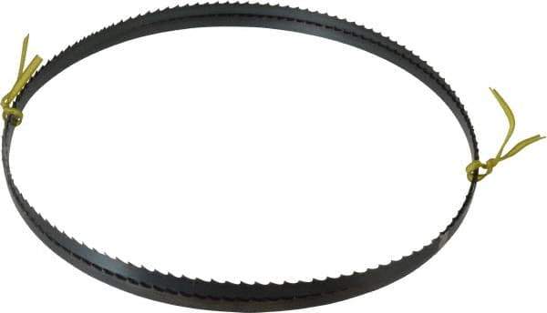 Starrett - 4 TPI, 7' 9" Long x 3/8" Wide x 0.025" Thick, Welded Band Saw Blade - Carbon Steel, Toothed Edge, Raker Tooth Set, Flexible Back, Contour Cutting - USA Tool & Supply