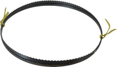 Starrett - 4 TPI, 7' 9" Long x 3/8" Wide x 0.025" Thick, Welded Band Saw Blade - Carbon Steel, Toothed Edge, Raker Tooth Set, Flexible Back, Contour Cutting - USA Tool & Supply