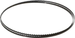 Starrett - 4 TPI, 7' 8" Long x 1/4" Wide x 0.025" Thick, Welded Band Saw Blade - Carbon Steel, Toothed Edge, Raker Tooth Set, Flexible Back, Contour Cutting - USA Tool & Supply