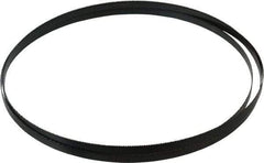 Starrett - 14 TPI, 7' 11" Long x 3/8" Wide x 0.025" Thick, Welded Band Saw Blade - Carbon Steel, Toothed Edge, Raker Tooth Set, Flexible Back, Contour Cutting - USA Tool & Supply