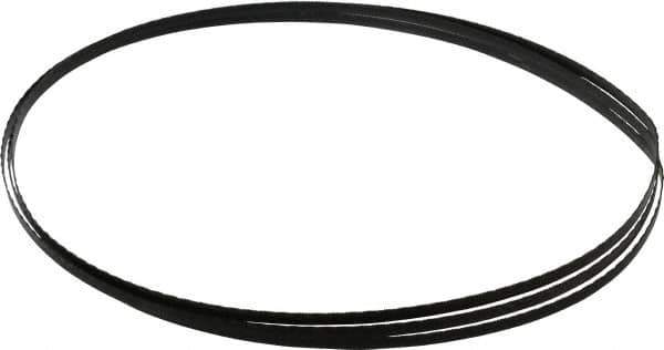 Starrett - 32 TPI, 7' 11" Long x 1/4" Wide x 0.025" Thick, Welded Band Saw Blade - Carbon Steel, Toothed Edge, Raker Tooth Set, Flexible Back, Contour Cutting - USA Tool & Supply