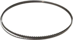 Starrett - 4 TPI, 14' Long x 1/4" Wide x 0.025" Thick, Welded Band Saw Blade - Carbon Steel, Toothed Edge, Raker Tooth Set, Flexible Back, Contour Cutting - USA Tool & Supply