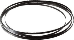 Starrett - 10 TPI, 11' 8" Long x 1/4" Wide x 0.025" Thick, Welded Band Saw Blade - Carbon Steel, Toothed Edge, Raker Tooth Set, Flexible Back, Contour Cutting - USA Tool & Supply