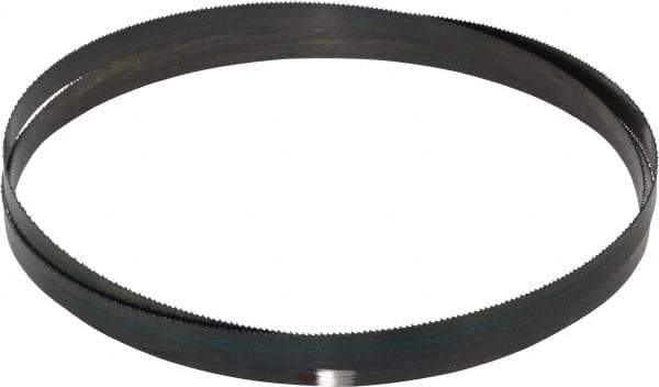 Starrett - 14 TPI, 6' 8" Long x 1/2" Wide x 0.025" Thick, Welded Band Saw Blade - Carbon Steel, Toothed Edge, Raker Tooth Set, Flexible Back, Contour Cutting - USA Tool & Supply