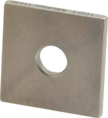 Mitutoyo - 0.1001" Square Steel Gage Block - Accuracy Grade 0, Includes Certificate of Inspection - USA Tool & Supply