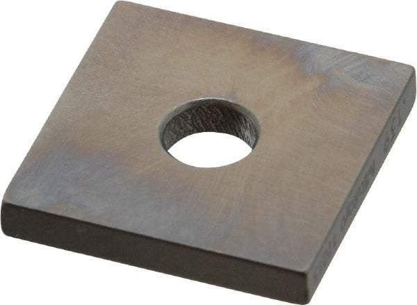 Mitutoyo - 0.139" Square Steel Gage Block - Accuracy Grade 0, Includes Certificate of Inspection - USA Tool & Supply