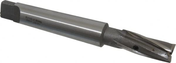 Value Collection - 19/32" Diam, 3 Flutes, Morse Taper Shank, Interchangeable Pilot Counterbore - USA Tool & Supply