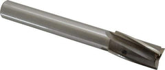 Value Collection - 25/32" Diam, 5/8" Shank, Diam, 3 Flutes, Straight Shank, Interchangeable Pilot Counterbore - 5-3/8" OAL, 3-7/8" OAL Shank, Bright Finish, High Speed Steel - USA Tool & Supply