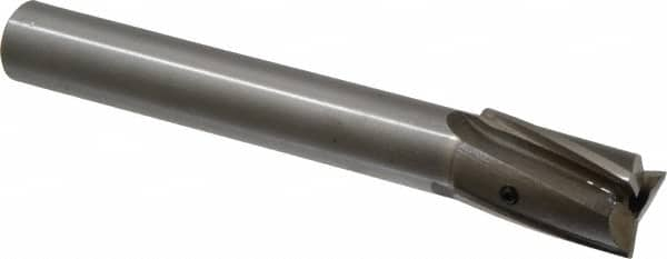 Value Collection - 59/64" Diam, 3/4" Shank, Diam, 3 Flutes, Straight Shank, Interchangeable Pilot Counterbore - USA Tool & Supply