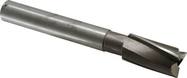 Value Collection - 1" Diam, 3/4" Shank, Diam, 3 Flutes, Straight Shank, Interchangeable Pilot Counterbore - USA Tool & Supply