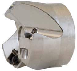 Seco - 2.48" Cut Diam, 3/4" Arbor Hole, 0.236" Max Depth of Cut, 45° Indexable Chamfer & Angle Face Mill - 5 Inserts, SE.X 1204 Insert, Right Hand Cut, 5 Flutes, Through Coolant, Series R220.53 - USA Tool & Supply