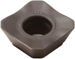 Seco - SEEX1204 M14 Grade MP2500 Carbide Milling Insert - TiCN/Al2O3 Finish, 0.187" Thick, 1/2" Inscribed Circle - USA Tool & Supply