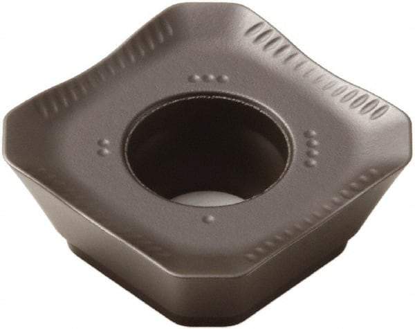 Seco - SEEX1204 ME11 Grade MM4500 Carbide Milling Insert - TiCN/Al2O3 Finish, 0.187" Thick, 1/2" Inscribed Circle - USA Tool & Supply