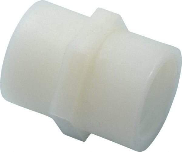 Green Leaf - 1/2" Nylon Plastic Pipe Coupling - FIPT x FIPT End Connections - USA Tool & Supply