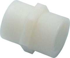 Green Leaf - 1/2" Nylon Plastic Pipe Coupling - FIPT x FIPT End Connections - USA Tool & Supply