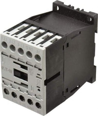 Eaton Cutler-Hammer - 3 Pole, 24 to 27 Coil VDC, 20 Amp, Nonreversible Open Enclosure IEC Contactor - 1 Phase hp: 1 at 115 V, 2 at 200 V, 2 at 230 V, 3 Phase hp: 10 at 460 V, 10 at 575 V, 3 at 200 V, 3 at 230 V, 12 Amp Inductive Load Rating Listed - USA Tool & Supply