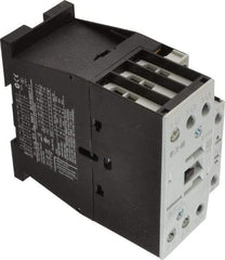 Eaton Cutler-Hammer - 3 Pole, 24 to 27 Coil VDC, 40 Amp, Nonreversible Open Enclosure IEC Contactor - 1 Phase hp: 2 at 115 V, 2 at 200 V, 3 at 230 V, 3 Phase hp: 10 at 460 V, 15 at 575 V, 5 at 200 V, 5 at 230 V, 18 Amp Inductive Load Rating Listed - USA Tool & Supply