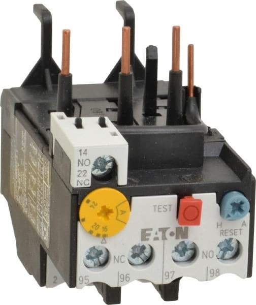 Eaton Cutler-Hammer - 16 to 24 Amp, 690 VAC, Thermal IEC Overload Relay - Trip Class 10, For Use with 18-32 A Contactors - USA Tool & Supply