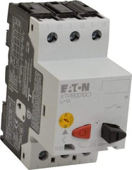 Eaton Cutler-Hammer - 1 Amp, IEC, Open Pushbutton Manual Motor Starter - 45mm Wide x 85mm Deep x 3.6667" High, 1/2 hp at 600 V & 2 hp at 480 V, CE Approved, CSA Certified, DIN VDE, EN/IEC, UL 508 Type E Compliant & UL Listed - USA Tool & Supply