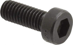 Holo-Krome - M6x1.00 Metric Coarse Hex Socket Drive, Low Socket Cap Screw - Grade 10.9 Alloy Steel, Black Oxide Finish, Fully Threaded, 16mm Length Under Head - USA Tool & Supply