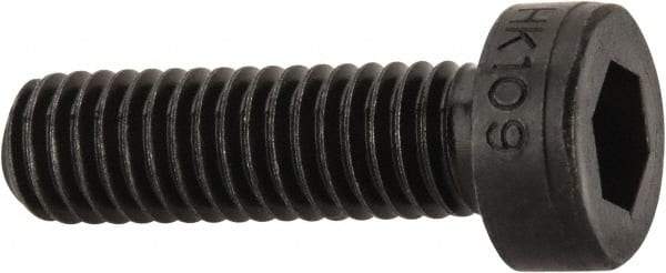 Holo-Krome - M6x1.00 Metric Coarse Hex Socket Drive, Low Socket Cap Screw - Grade 10.9 Alloy Steel, Black Oxide Finish, Fully Threaded, 20mm Length Under Head - USA Tool & Supply