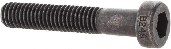 Holo-Krome - M6x1.00 Metric Coarse Hex Socket Drive, Low Socket Cap Screw - Grade 10.9 Alloy Steel, Black Oxide Finish, Partially Threaded, 35mm Length Under Head - USA Tool & Supply