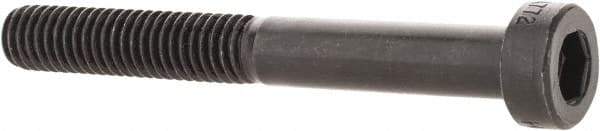Holo-Krome - M6x1.00 Metric Coarse Hex Socket Drive, Low Socket Cap Screw - Grade 10.9 Alloy Steel, Black Oxide Finish, Partially Threaded, 50mm Length Under Head - USA Tool & Supply