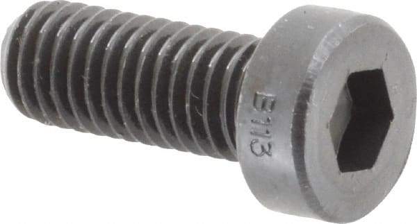 Holo-Krome - M8x1.25 Metric Coarse Hex Socket Drive, Low Socket Cap Screw - Grade 10.9 Alloy Steel, Black Oxide Finish, Fully Threaded, 20mm Length Under Head - USA Tool & Supply