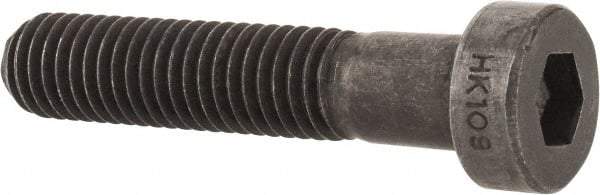 Holo-Krome - M8x1.25 Metric Coarse Hex Socket Drive, Low Socket Cap Screw - Grade 10.9 Alloy Steel, Black Oxide Finish, Partially Threaded, 40mm Length Under Head - USA Tool & Supply
