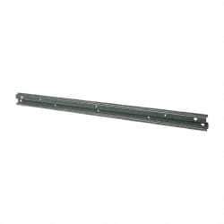 Quantum Storage - Small Parts Steel Rail - 1/4" Deep x 48" Wide x 3" High - USA Tool & Supply