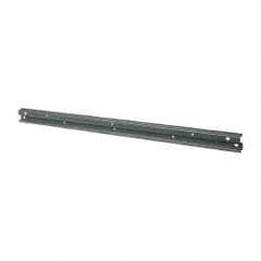 Quantum Storage - Small Parts Steel Rail - 1/4" Deep x 48" Wide x 3" High - USA Tool & Supply