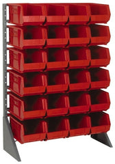 Quantum Storage - 24 Bin Rail Unit with Bins - USA Tool & Supply
