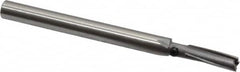 Made in USA - 3/16" Diam, 15/64" Shank, Diam, 3 Flutes, Straight Shank, Interchangeable Pilot Counterbore - USA Tool & Supply