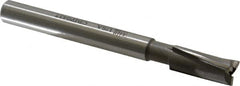 Made in USA - 7/16" Diam, 3/8" Shank, Diam, 3 Flutes, Straight Shank, Interchangeable Pilot Counterbore - USA Tool & Supply