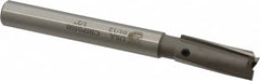 Made in USA - 1/2" Diam, 7/16" Shank, Diam, 3 Flutes, Straight Shank, Interchangeable Pilot Counterbore - USA Tool & Supply