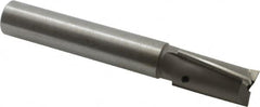 Made in USA - 27/32" Diam, 3/4" Shank, Diam, 3 Flutes, Straight Shank, Interchangeable Pilot Counterbore - USA Tool & Supply