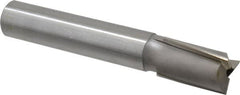 Made in USA - 1-1/8" Diam, 1" Shank, Diam, 3 Flutes, Straight Shank, Interchangeable Pilot Counterbore - USA Tool & Supply