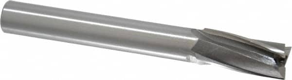 Value Collection - 9/16" Diam, 1/2" Shank, Diam, 3 Flutes, Straight Shank, Interchangeable Pilot Counterbore - USA Tool & Supply