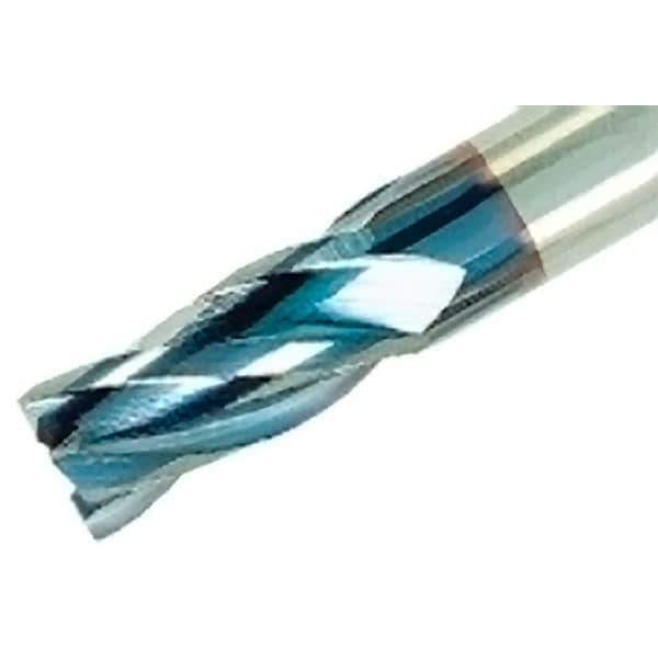 Iscar - 5/8", 4 Flute, Single End, Solid Carbide, Corner Chamfer End Mill - 3-1/2" OAL, 30° Helix, Right Hand Flute, 1-1/4" LOC, Right Hand Cut - USA Tool & Supply