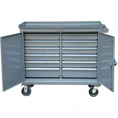 Strong Hold - Tool Storage Carts Type: Tool Cart Number of Drawers: 12 - USA Tool & Supply